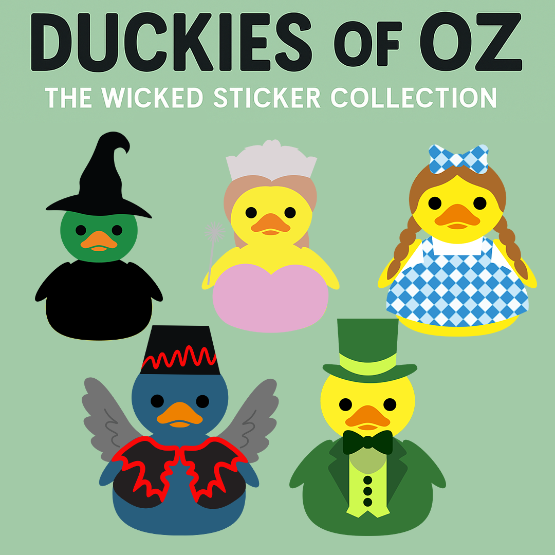 Duckies of Oz – The Wicked Sticker Collection