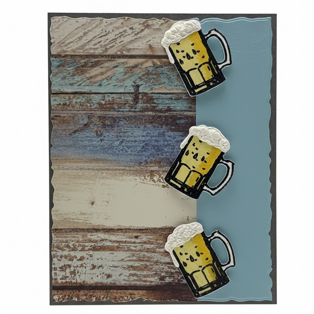 Three Cheers, Handcrafted Beer Card