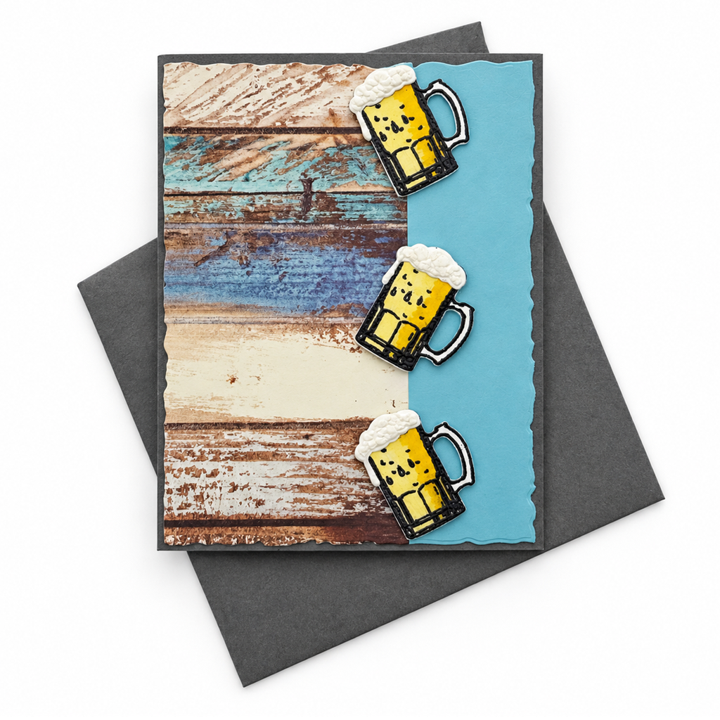 Three Cheers, Handcrafted Beer Card