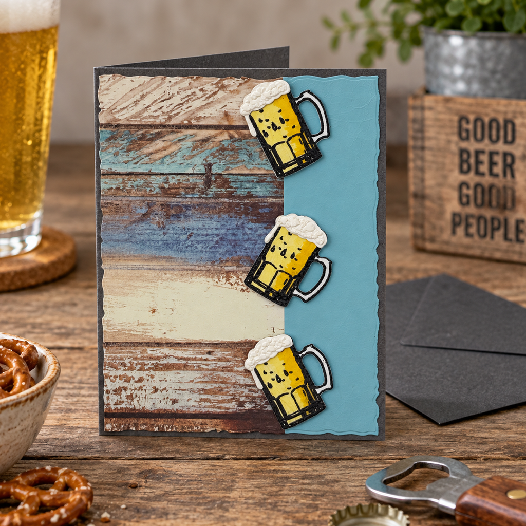 Three Cheers, Handcrafted Beer Card