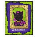 Purrfectly Dressed for Halloween, Handcrafted Halloween Card