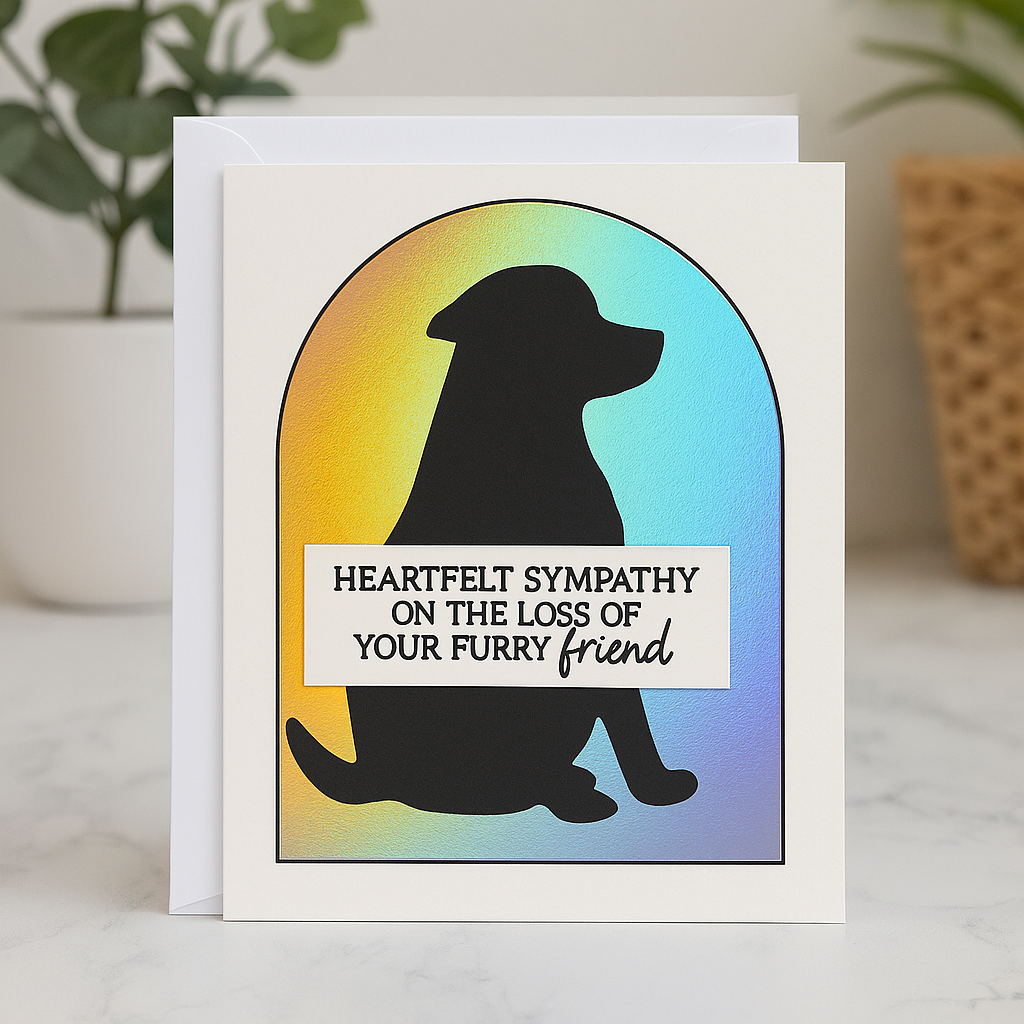 Heartfelt Sympathy Pet Loss Card