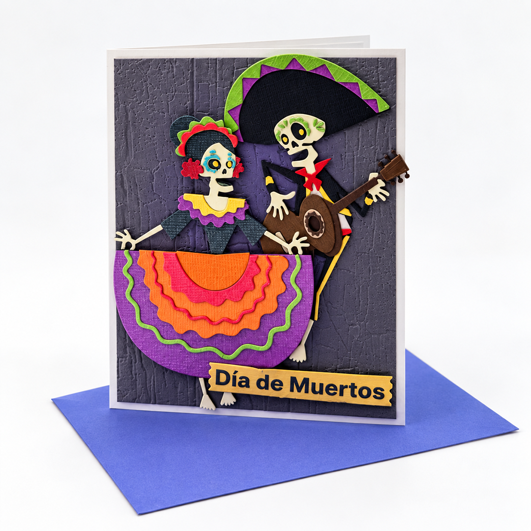 Day of the Dead - Handcrafted Greeting Card
