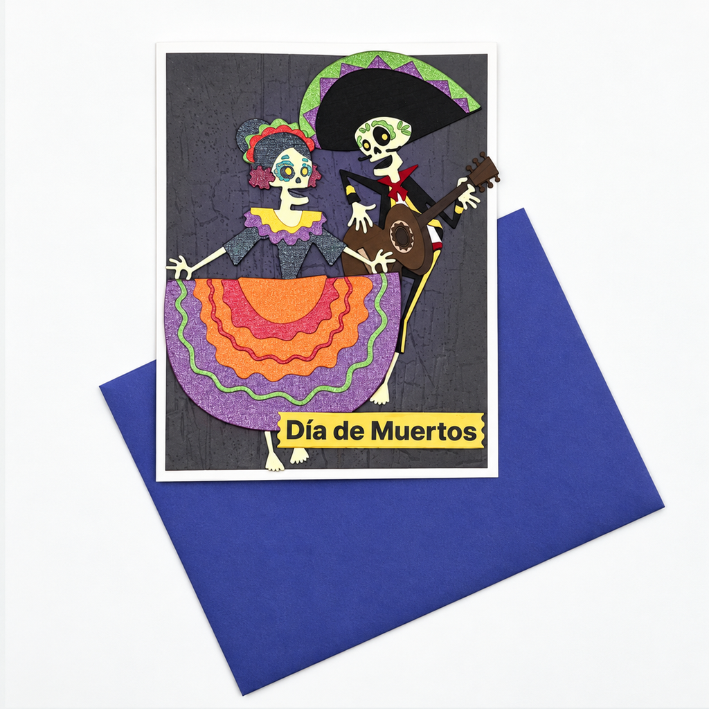 Day of the Dead - Handcrafted Greeting Card