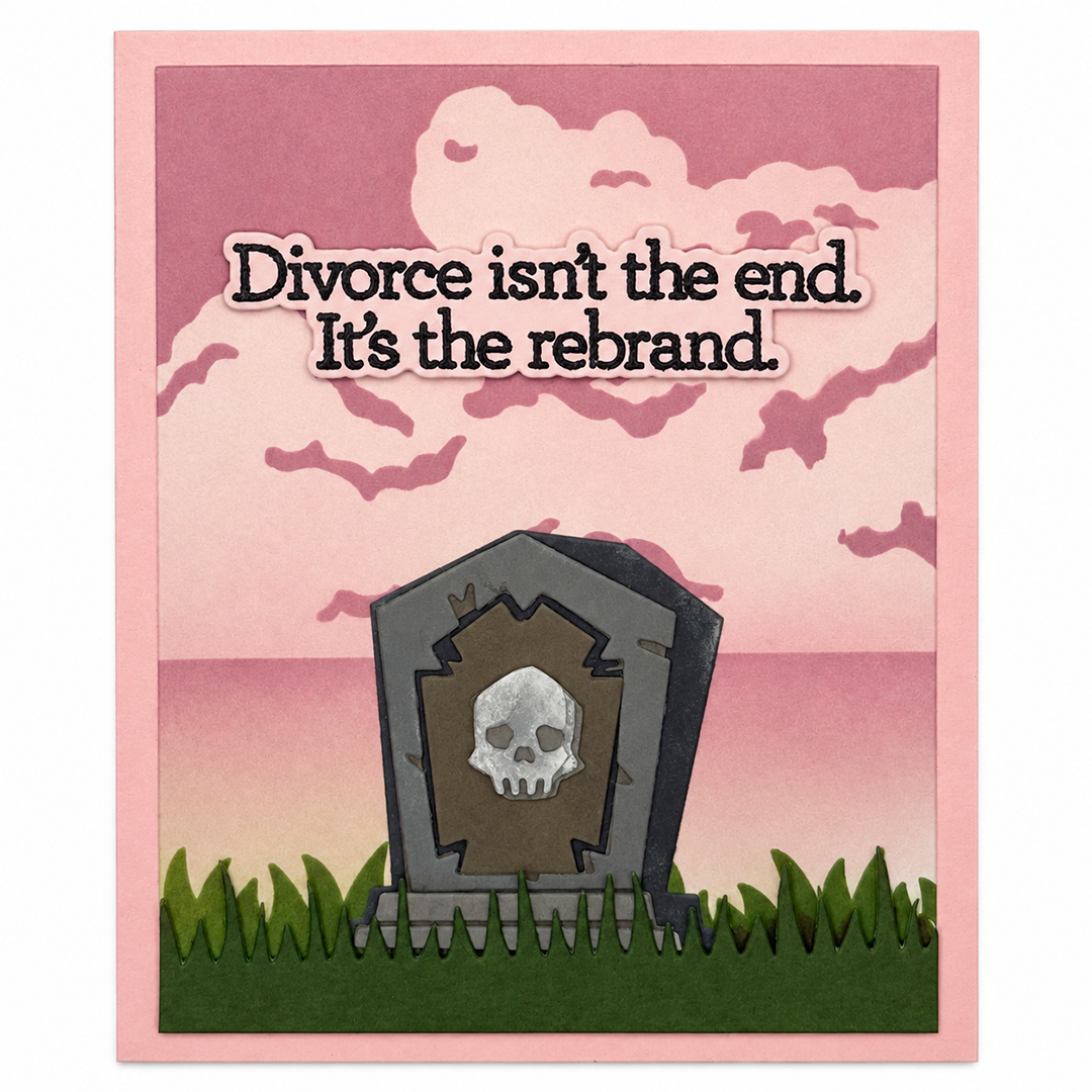 Divorce: The Rebrand, Handcrafted Divorce Card