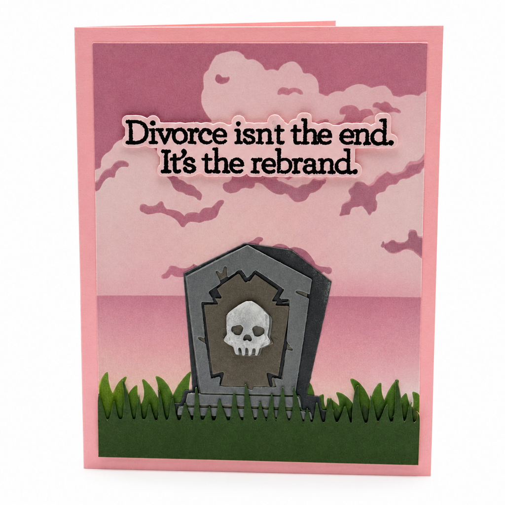 Divorce: The Rebrand, Handcrafted Divorce Card
