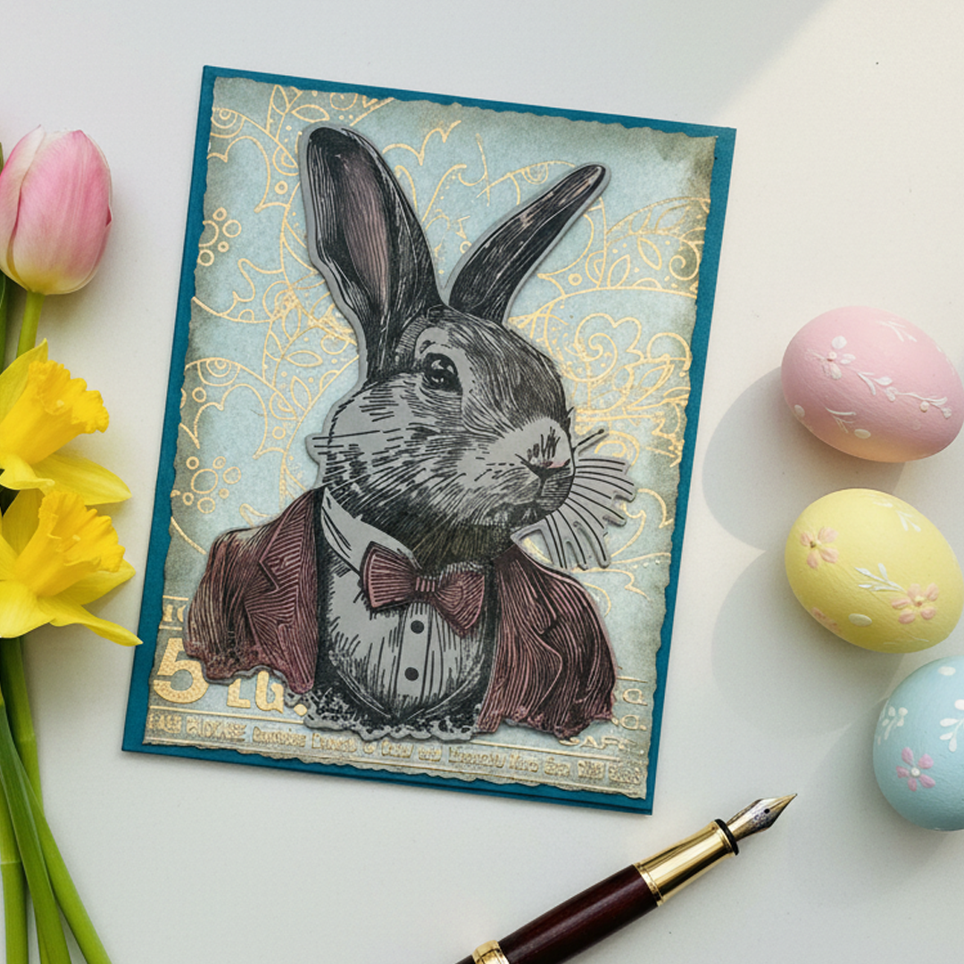 Dressed For the Hunt  Easter Greeting Card