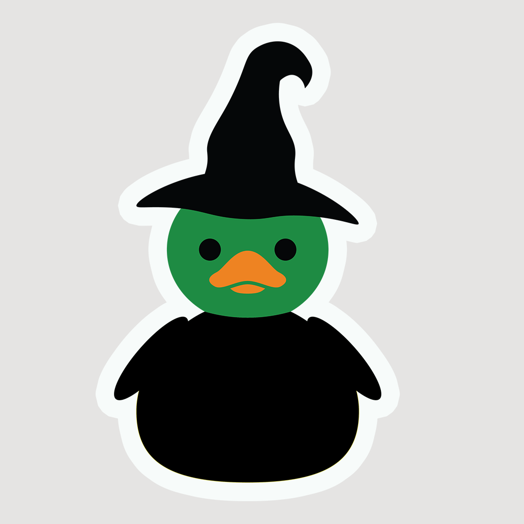 Elphaba Duckie Sticker