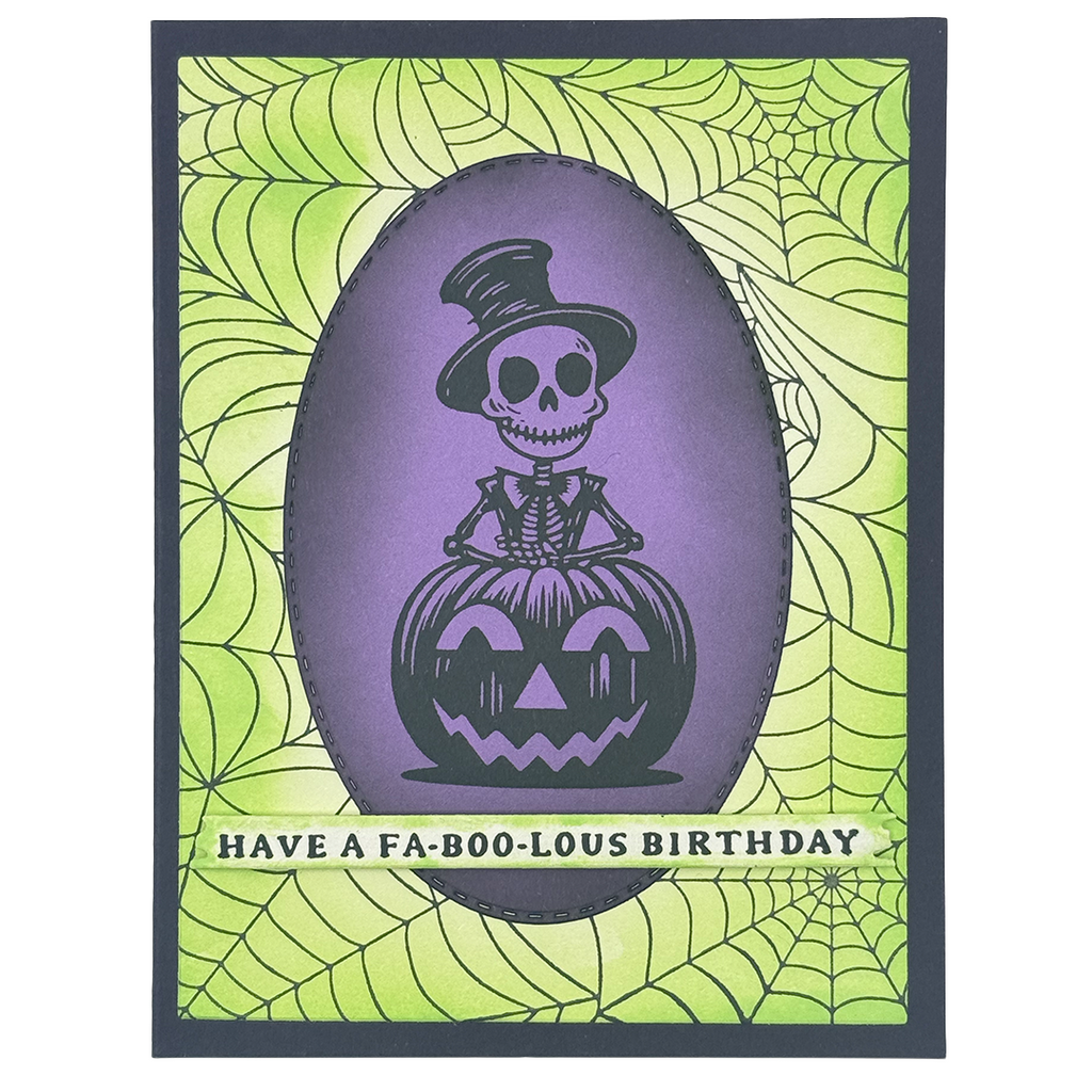 Fa-Boo-Lous Afterlife Handcrafted Birthday Card