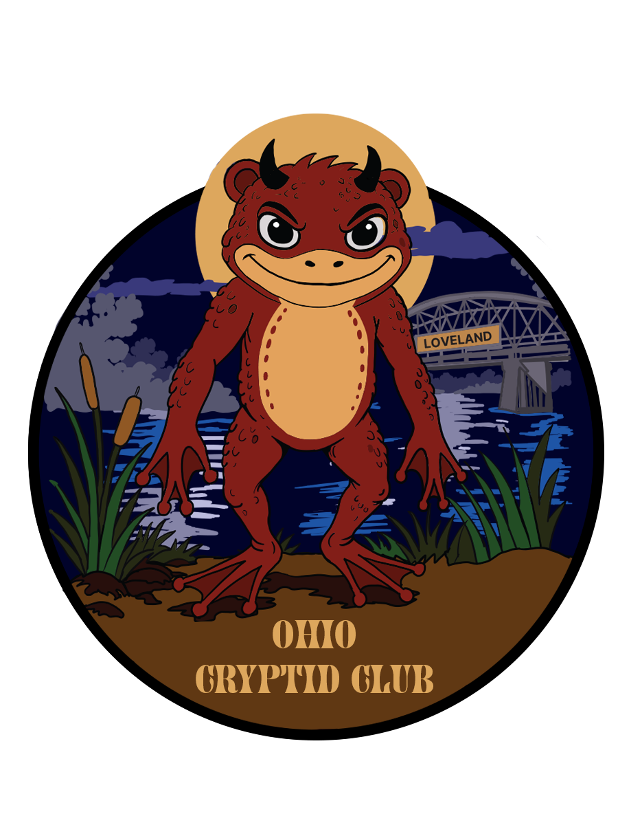 Naughtfrog Ohio Cryptid Club Sticker