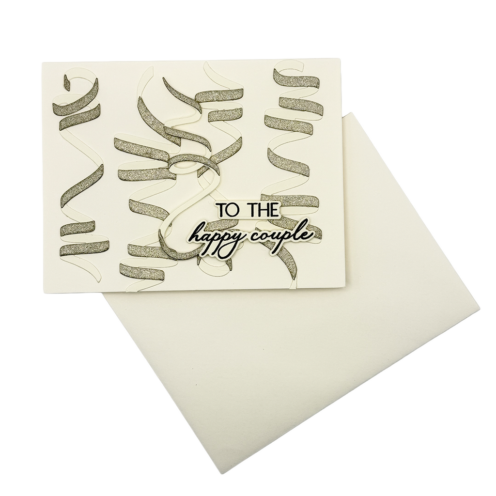 To the Happy Couple,  Handcrafted Wedding & Anniversary Card
