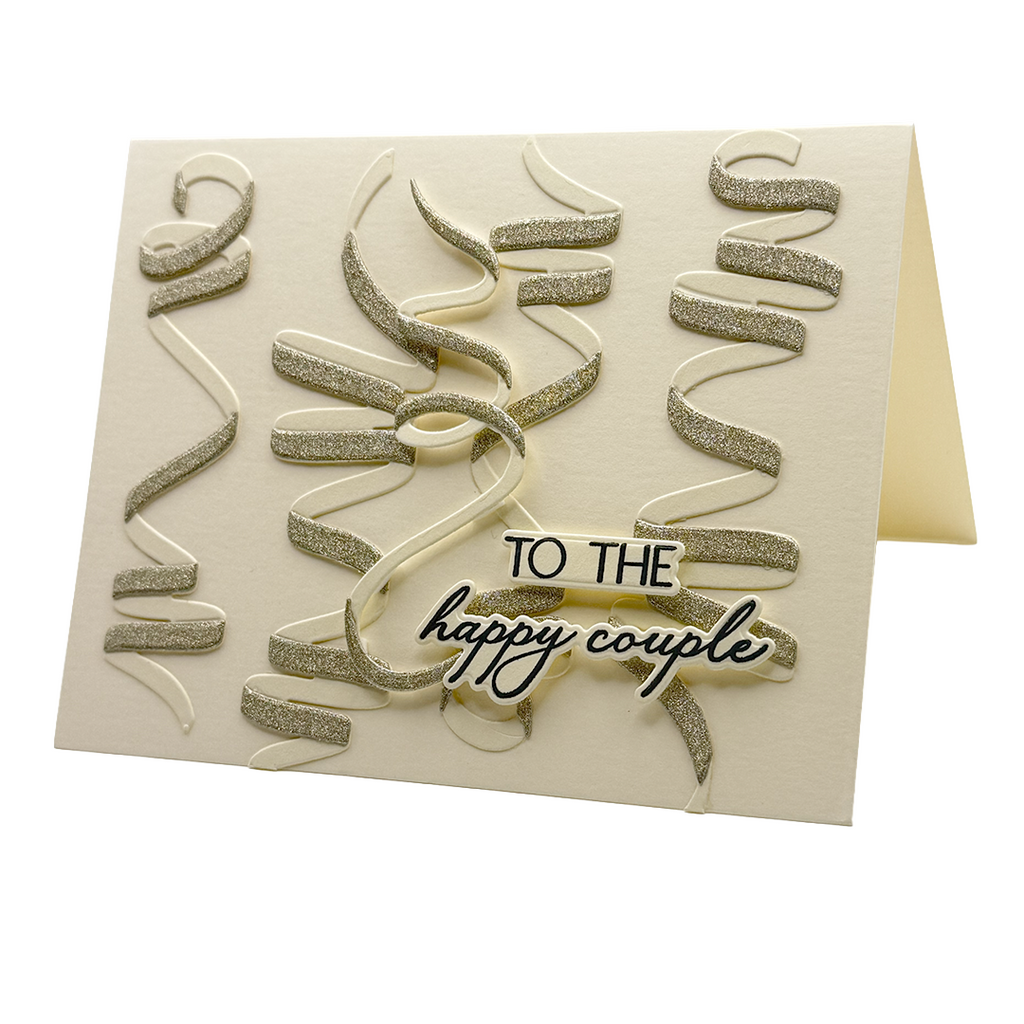 To the Happy Couple,  Handcrafted Wedding & Anniversary Card