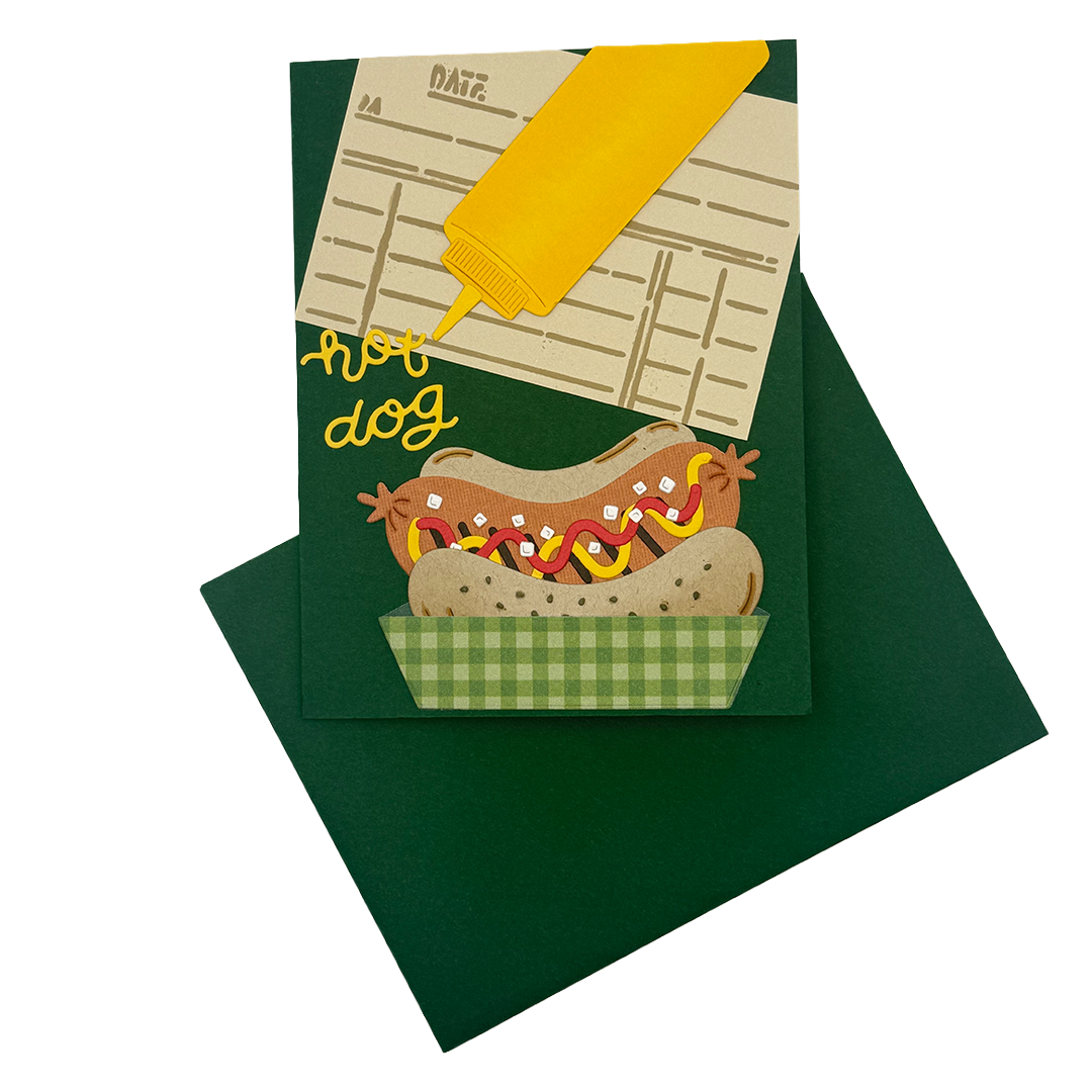 You’re One Hot Dog Handcrafted Love Card
