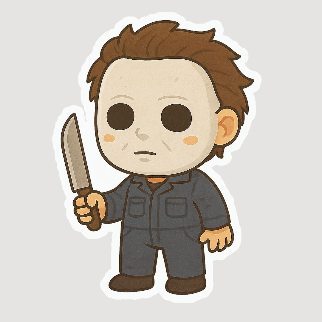 Chibi Michael Myers Sticker