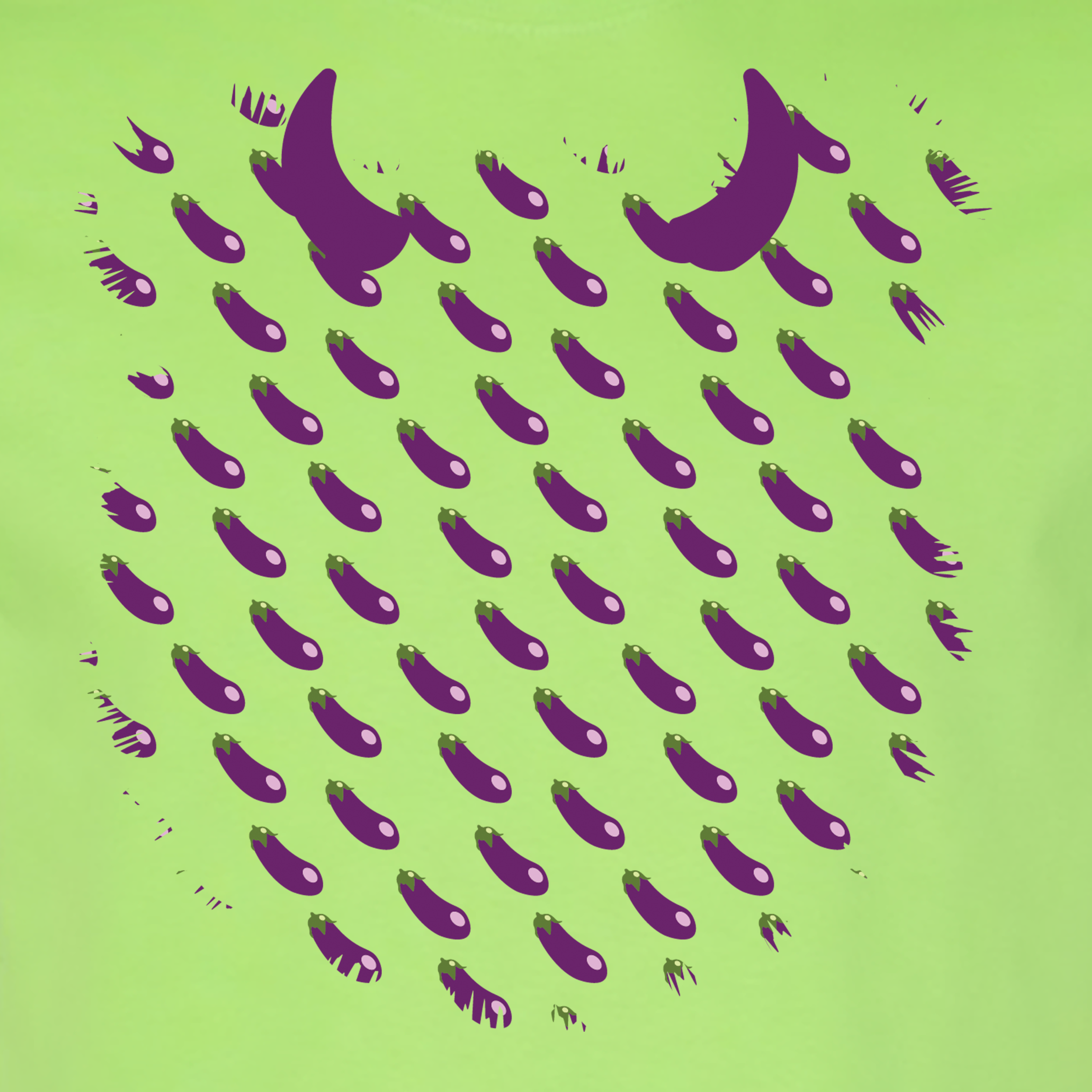 Eggplant Emoji Graphic Tee