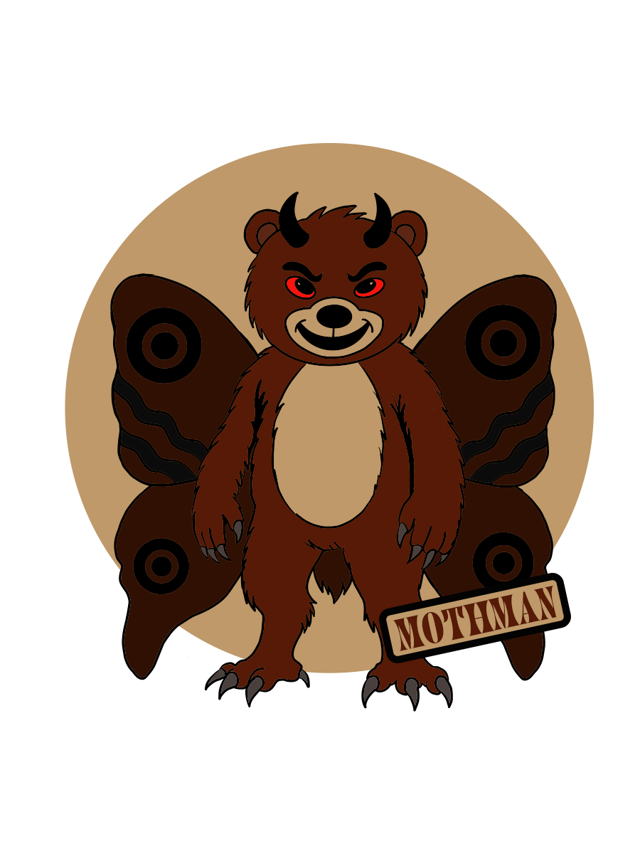 MothBear Sticker