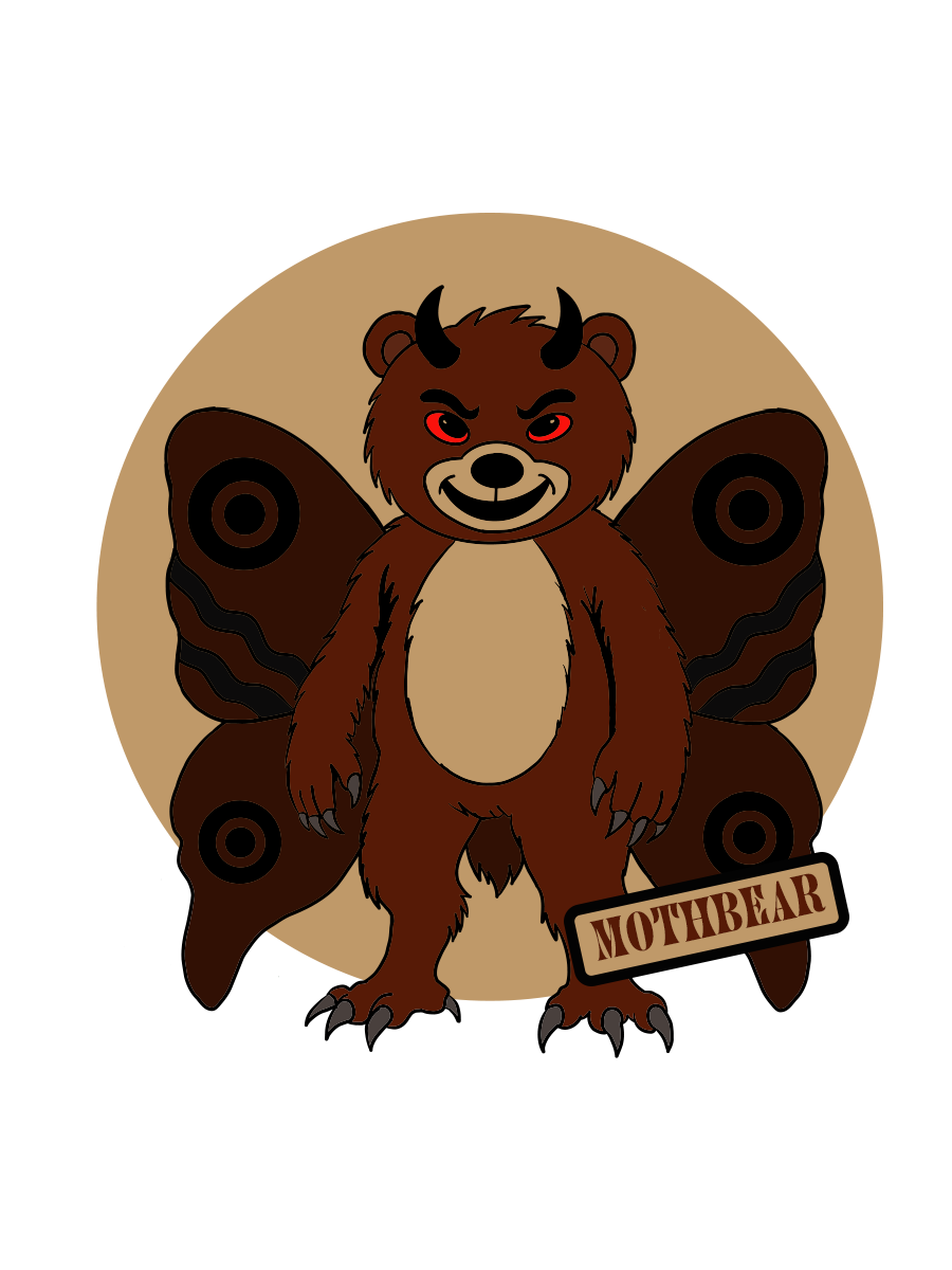 MothBear Sticker