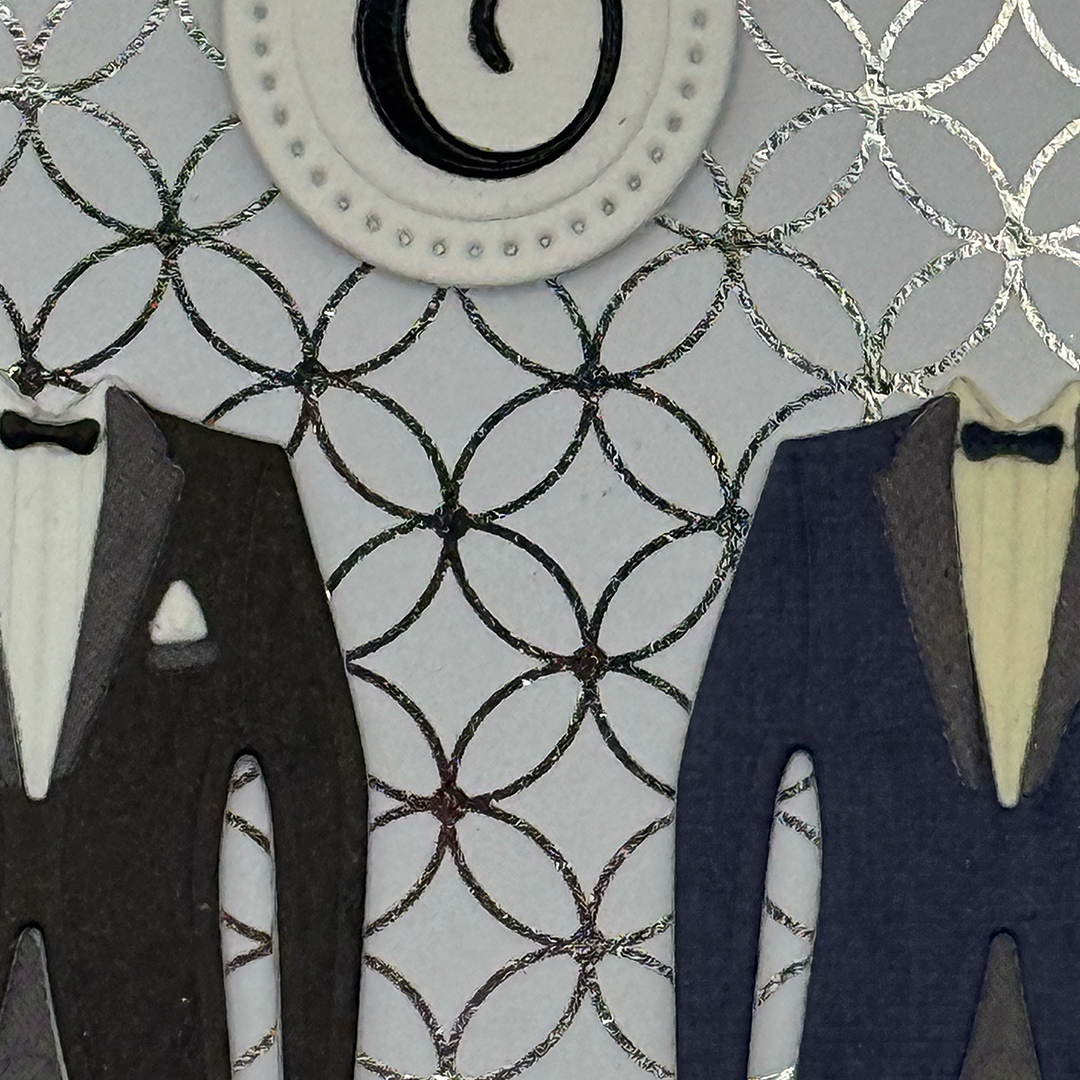 Mr. & Mr. Handcrafted Wedding Card