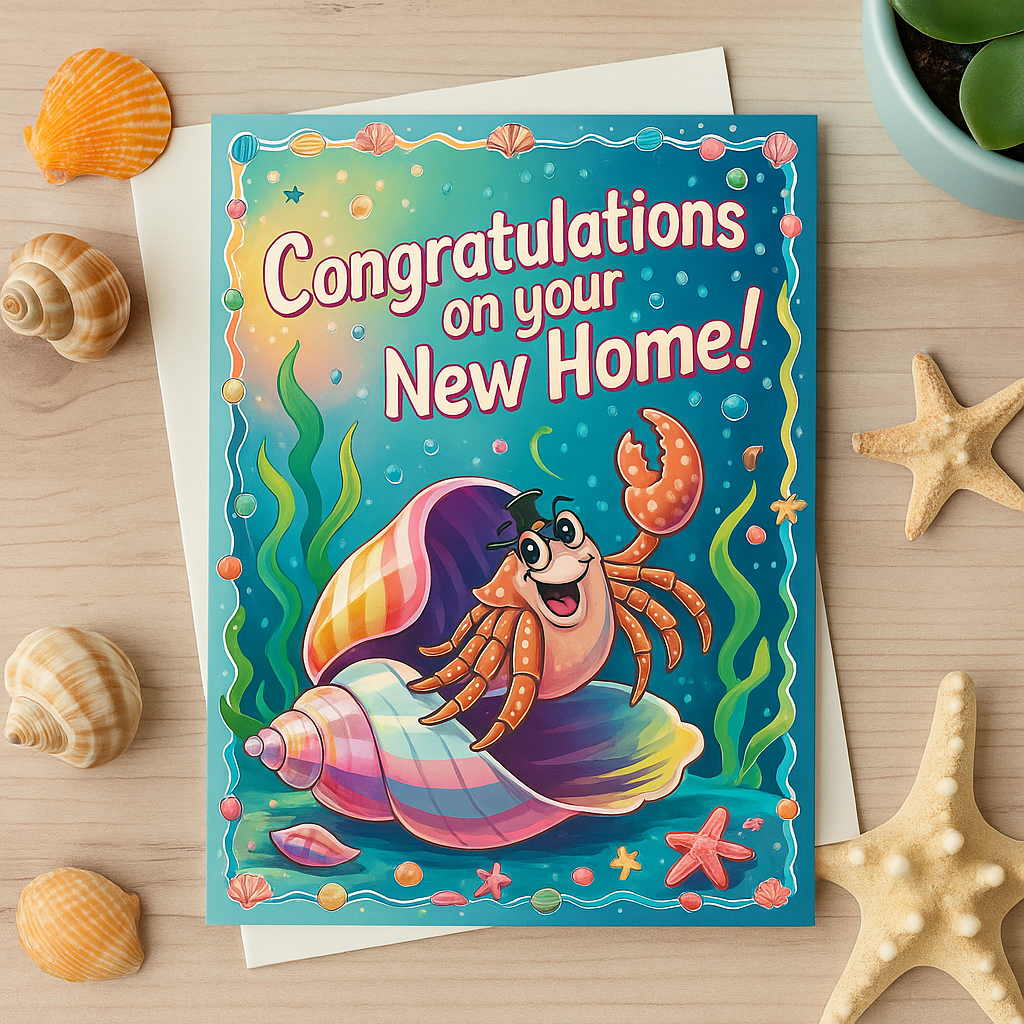 Congratulation on Your New Home Greeting Card