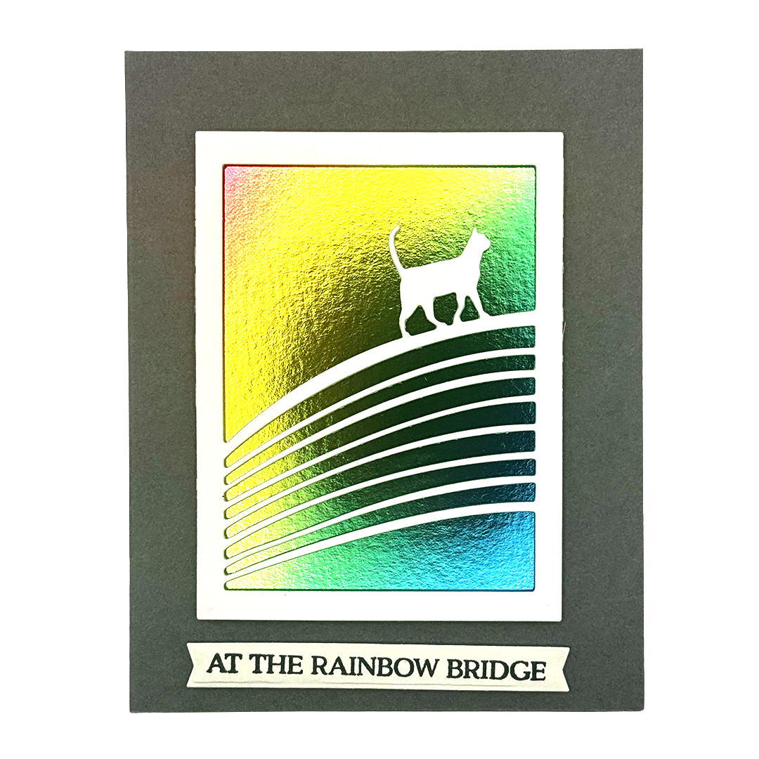 Rainbow Bridge Sympathy Card
