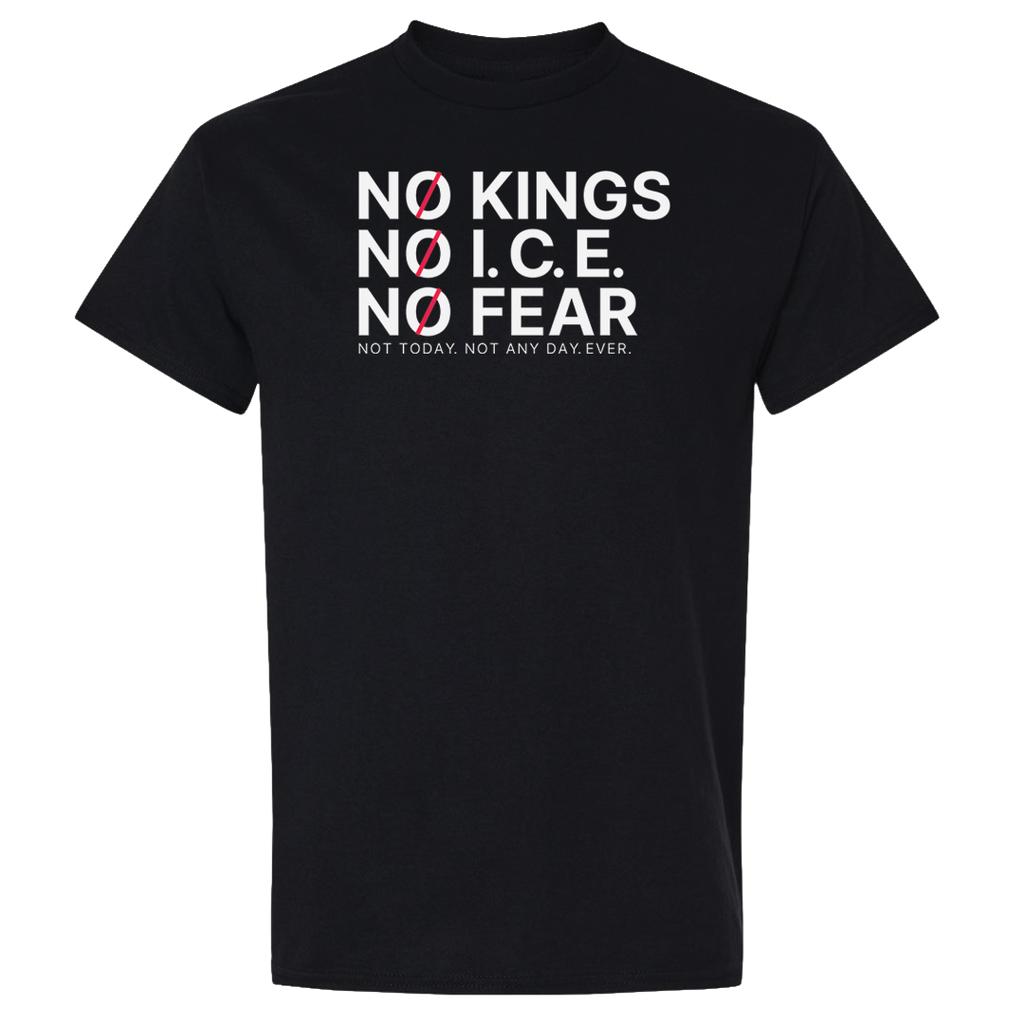 No Kings No Ice No Fear Short Sleeve T Shirt