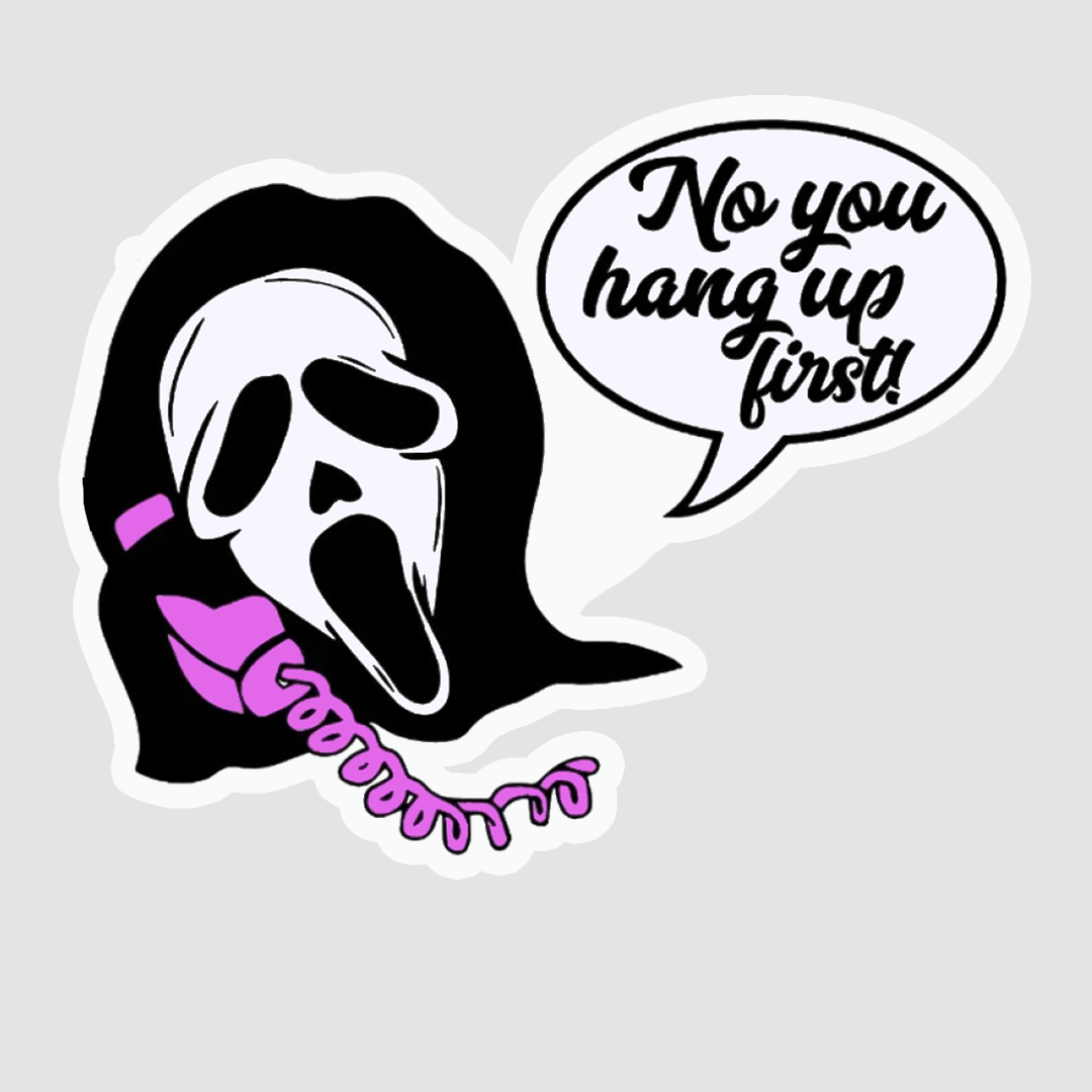 Ghost Face Sticker