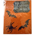 Embossed Orange Halloween Card