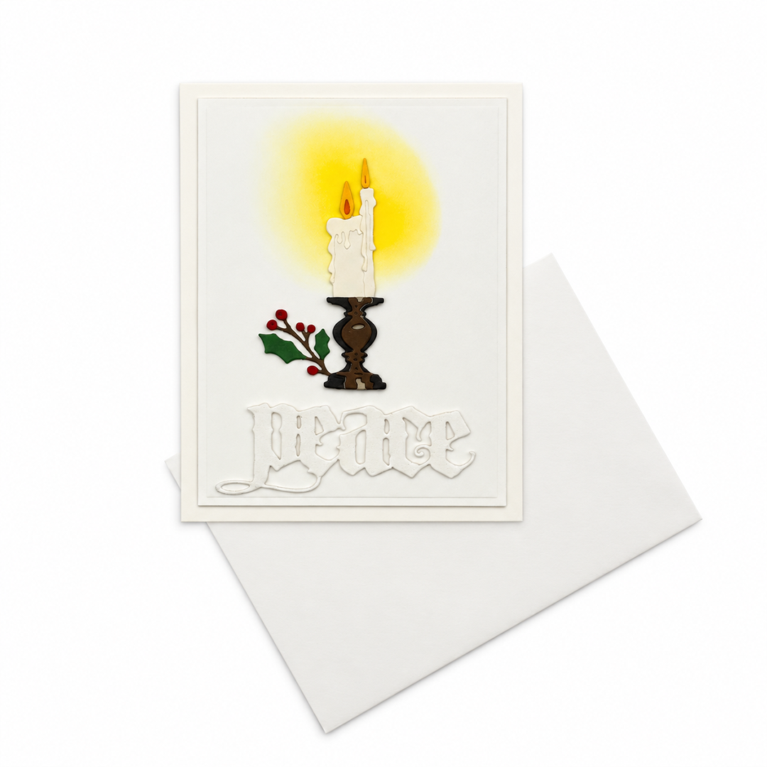 Peace - Hand Crafted Holiday Card