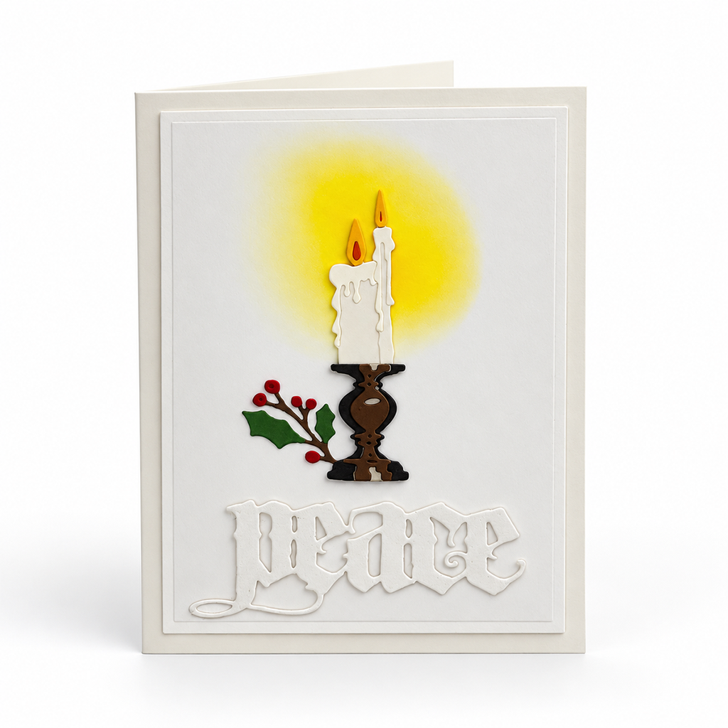 Peace - Hand Crafted Holiday Card