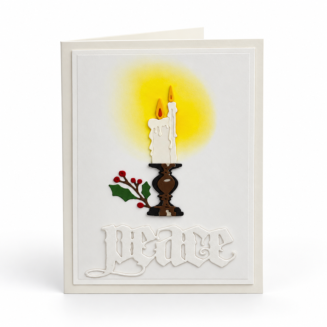 Peace - Hand Crafted Holiday Card