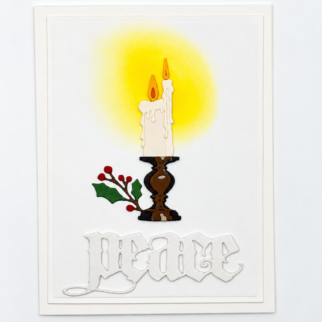 Peace - Hand Crafted Holiday Card