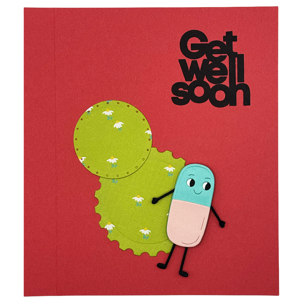 Doctor’s Orders: Avoid Children, Handcrafted Get Well Card