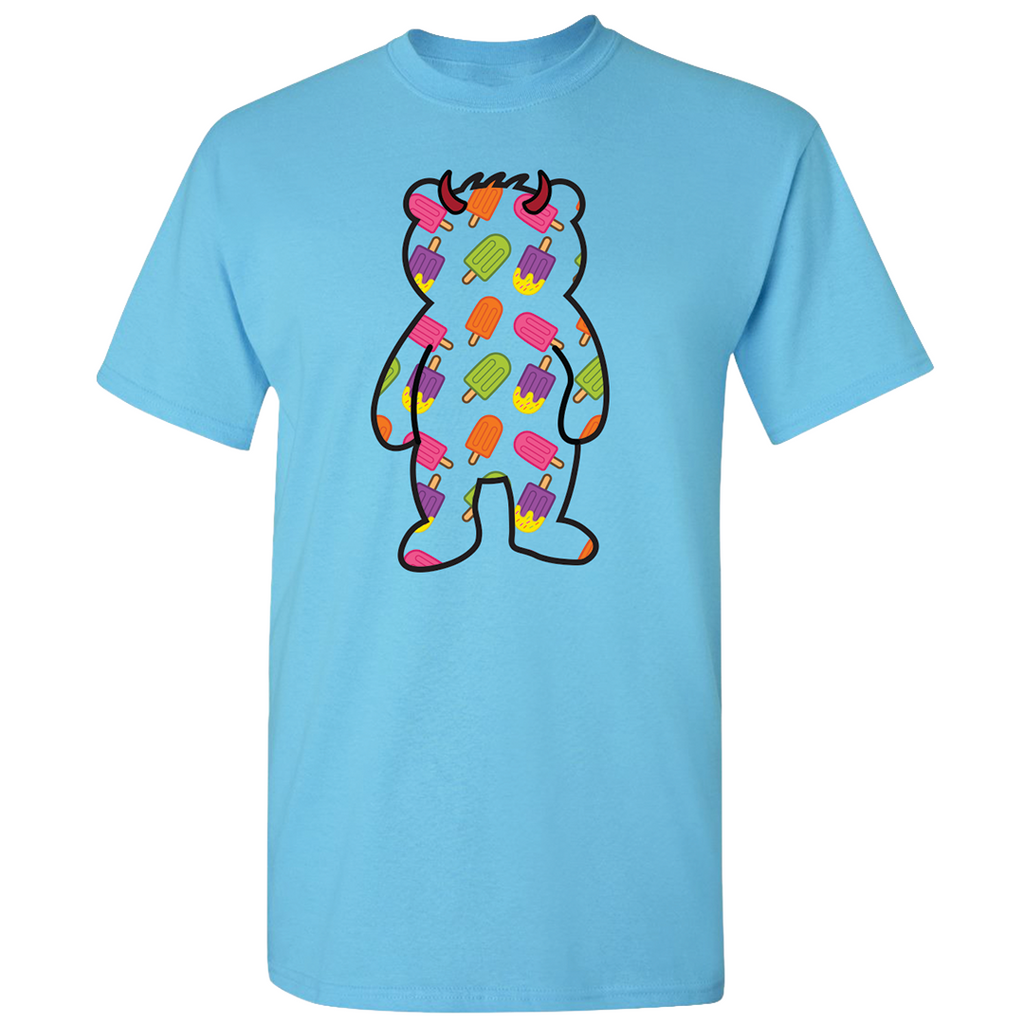 Popsicle Bear Graphic Tee – Sky Blue