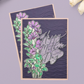Purple Mother's Day Card