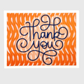 Scripted Thank You Greeting Card
