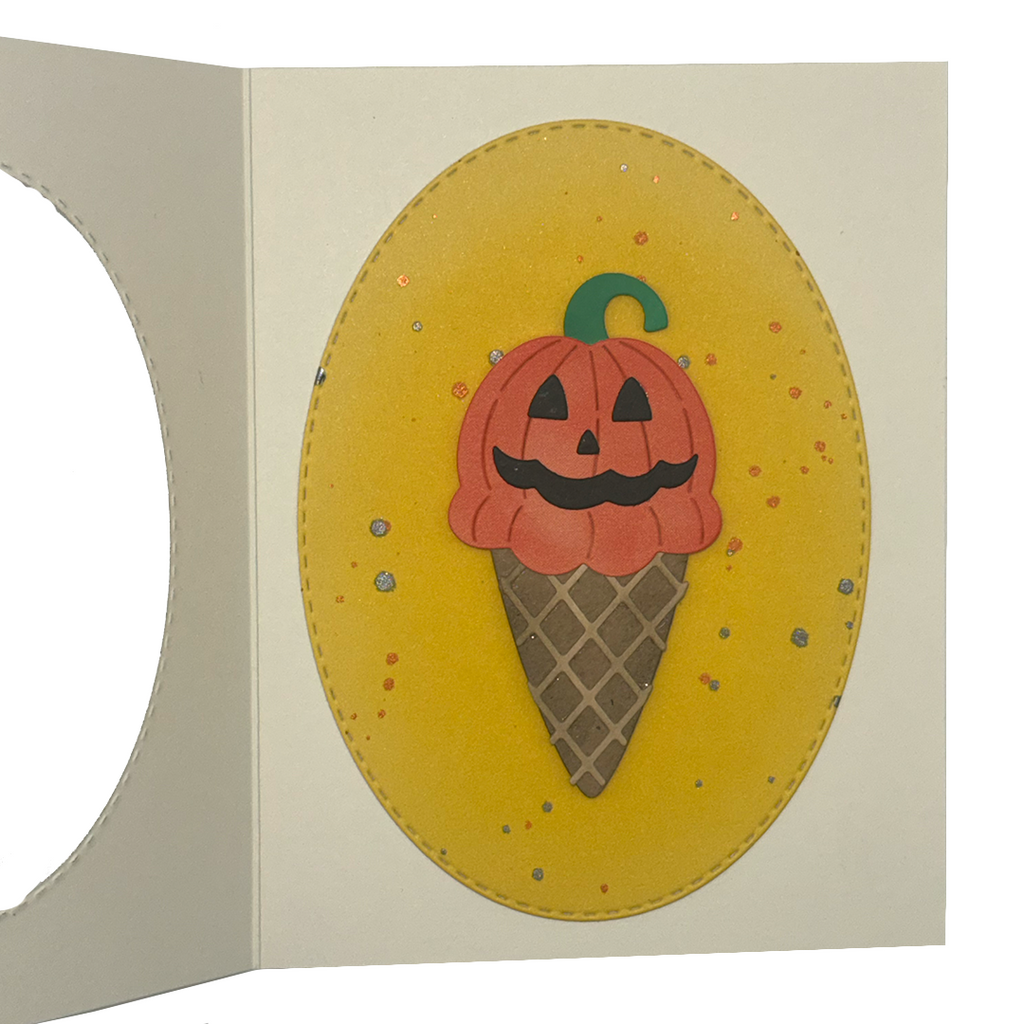 The Spooky Scoop — Handcrafted Card