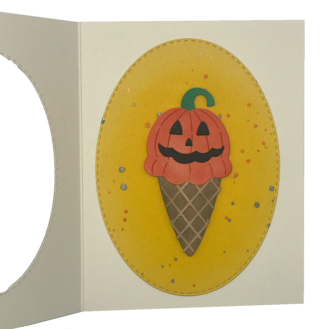 The Spooky Scoop — Handcrafted Card