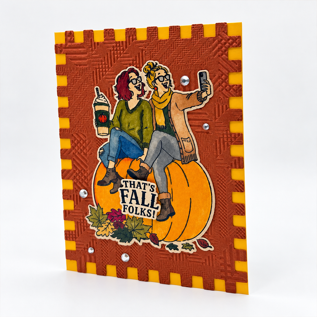 That's Fall Folks! - Handcrafted Greeting Cards