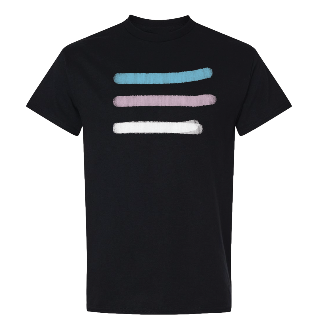 Trans Stripe Graphic Tee