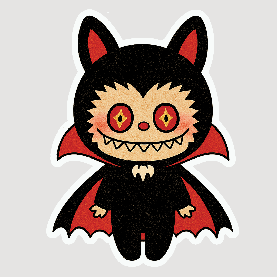 Vampire Labubu Sticker