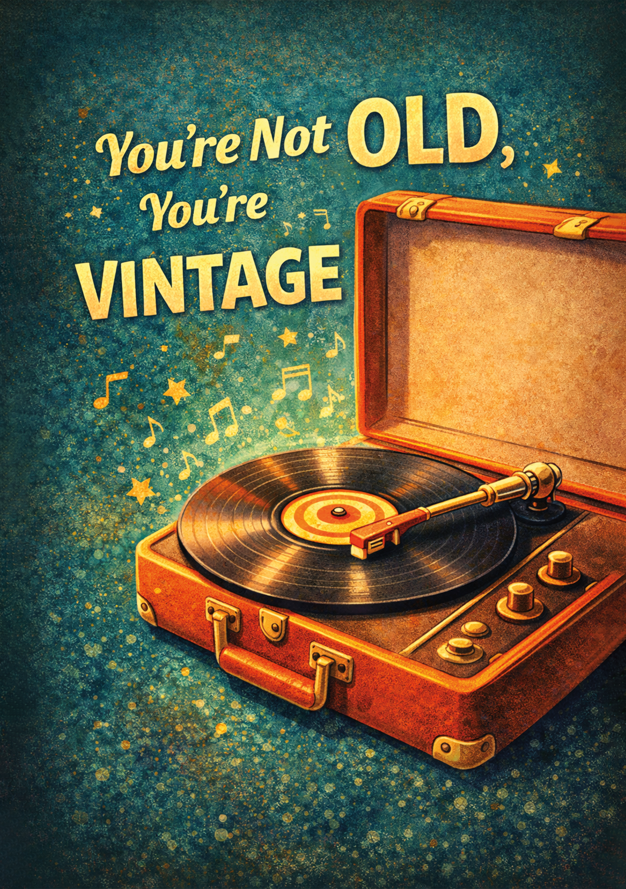 You're Not Old You're Vintage Card | Funny Birthday Card