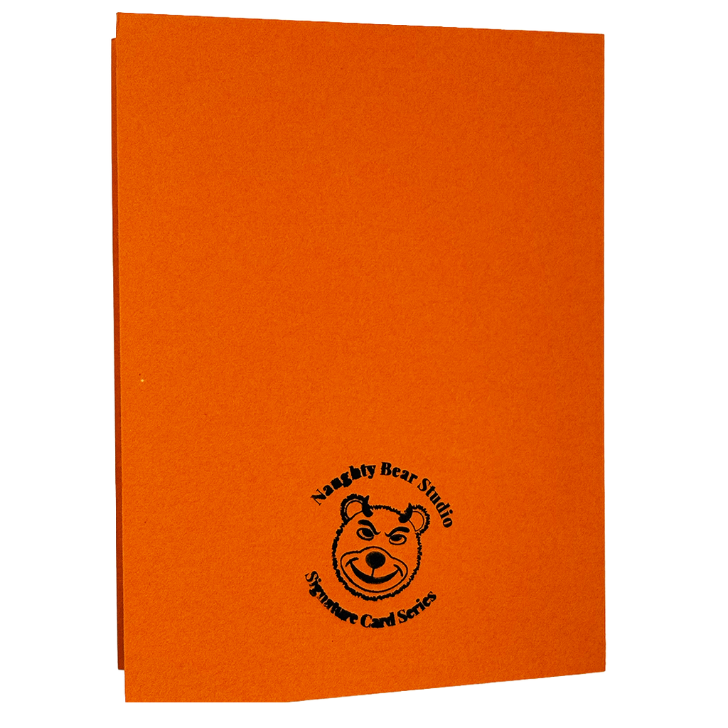Monday Is the Real Horror, Handcrafted Zombie Halloween Card
