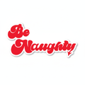 Be Naughty kiss cut sticker