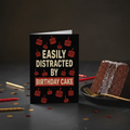Birthday Cake Card Lifestyle Mockup - Left Folding
