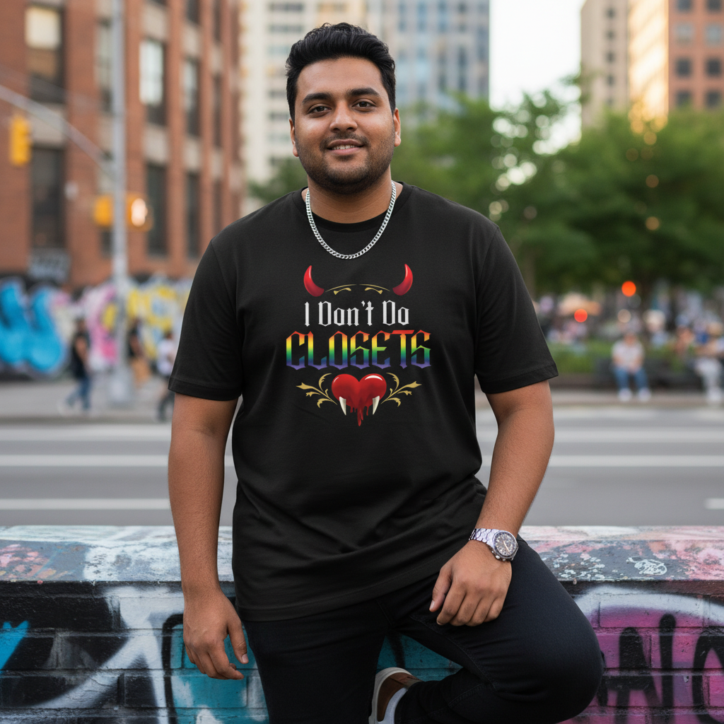 Chubby Ethnic Male Model Mockup Revised