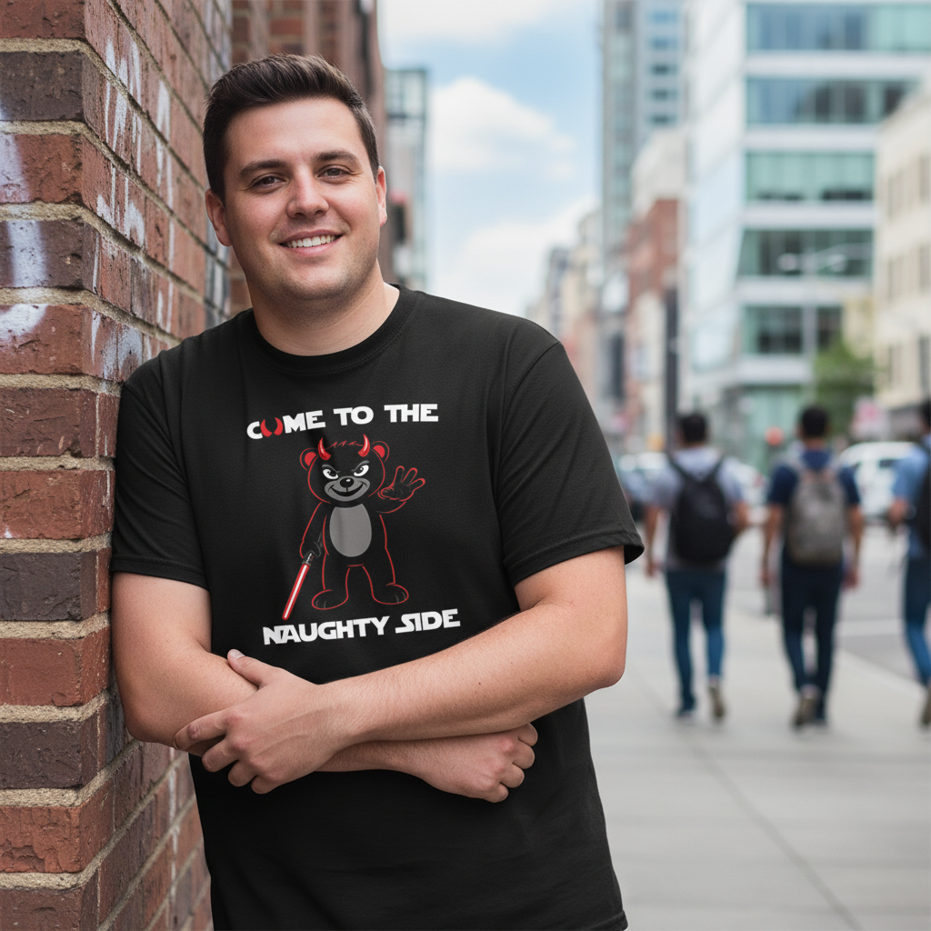Chubby Male Model Lifestyle Mockup