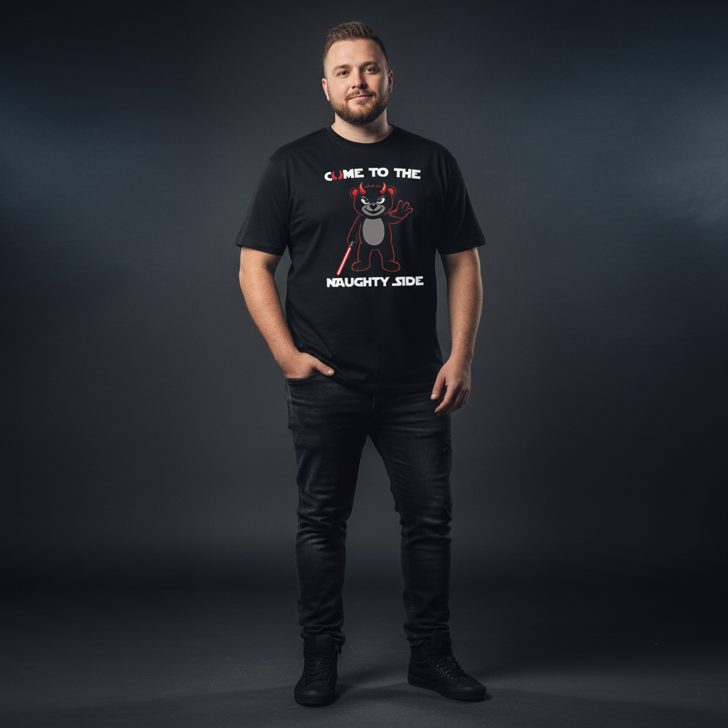 Chubby Male Model Studio Mockup