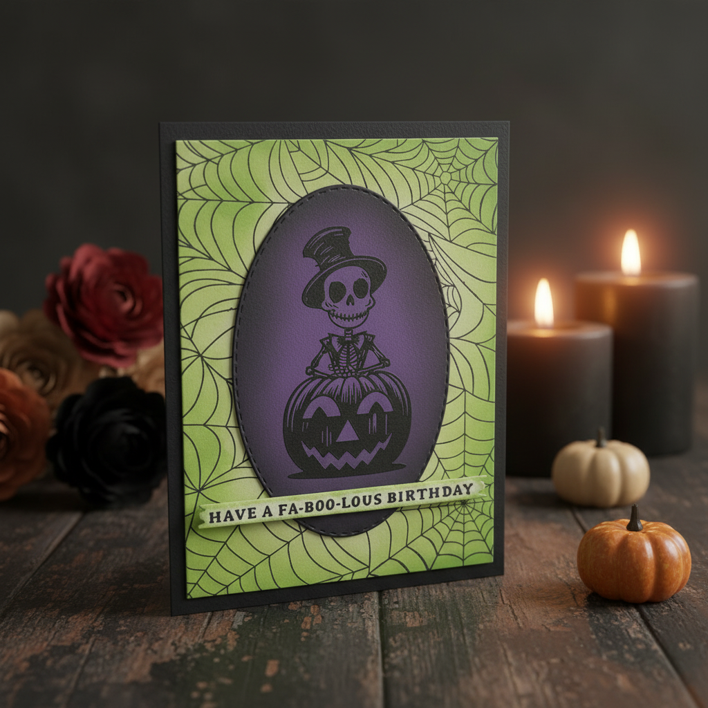 Fa-Boo-Lous Birthday Card Lifestyle Mockup