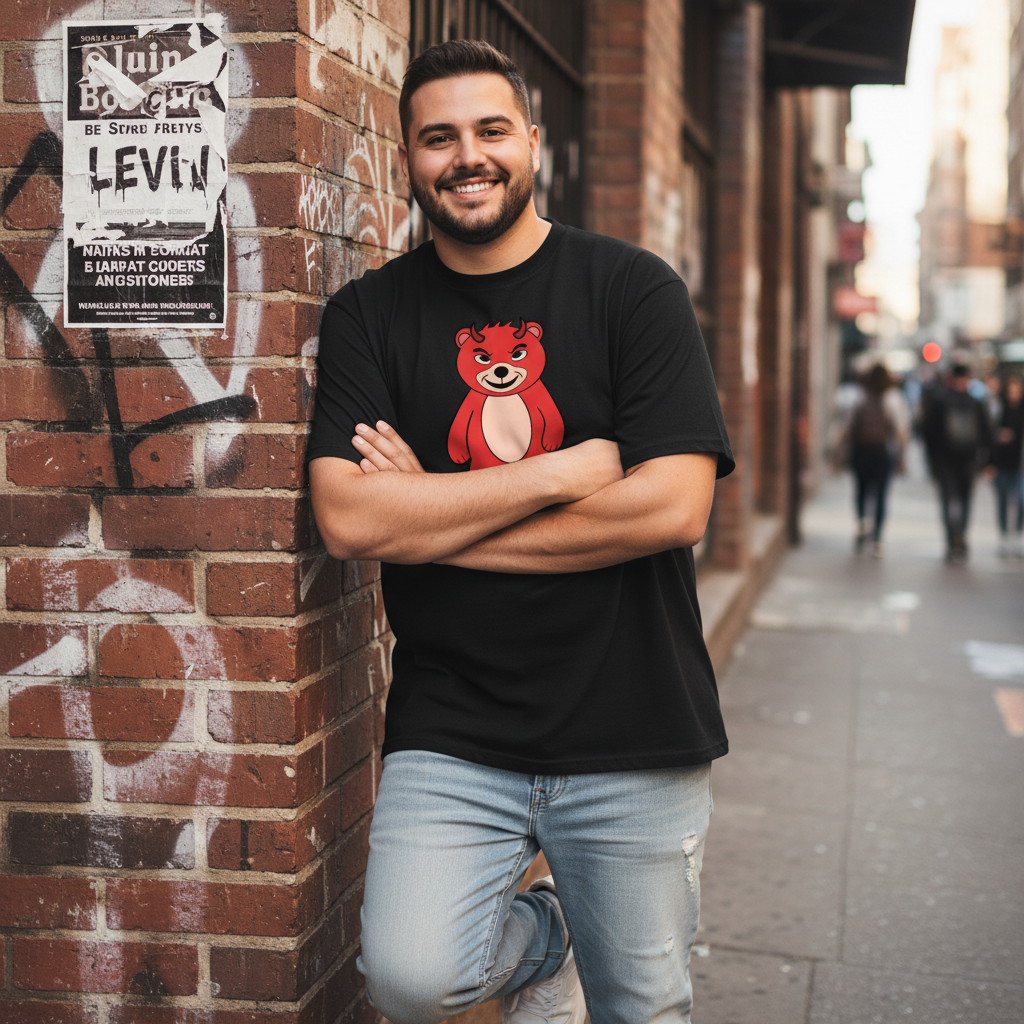 Model Wearing Shirt