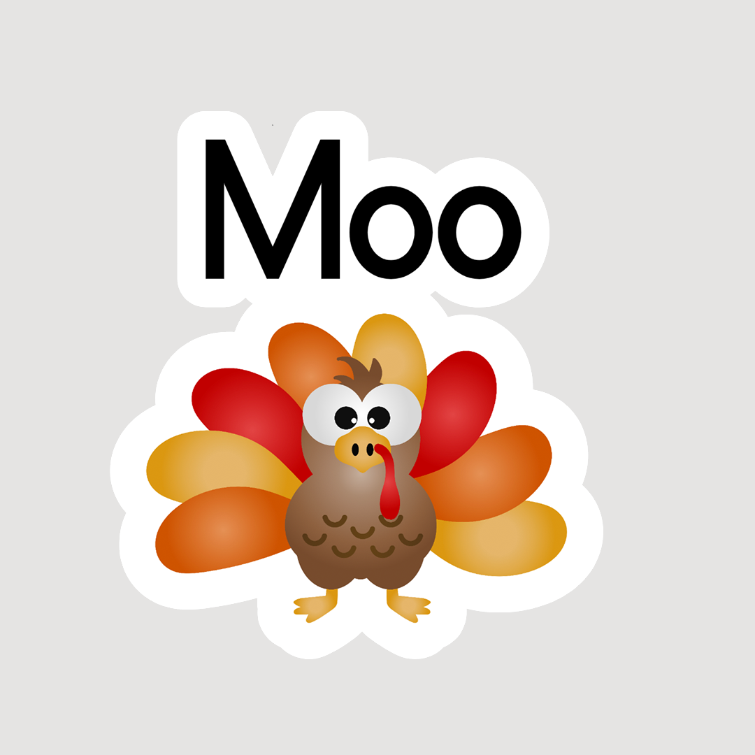 Moo # 2 Sticker